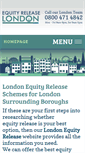 Mobile Screenshot of londonequityrelease.com